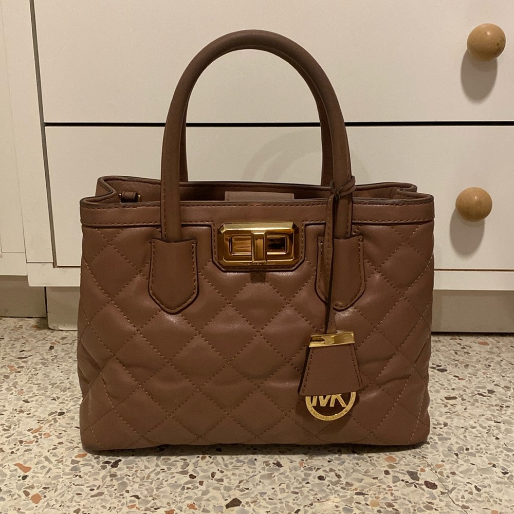 Hannah Handbag Mauve Color